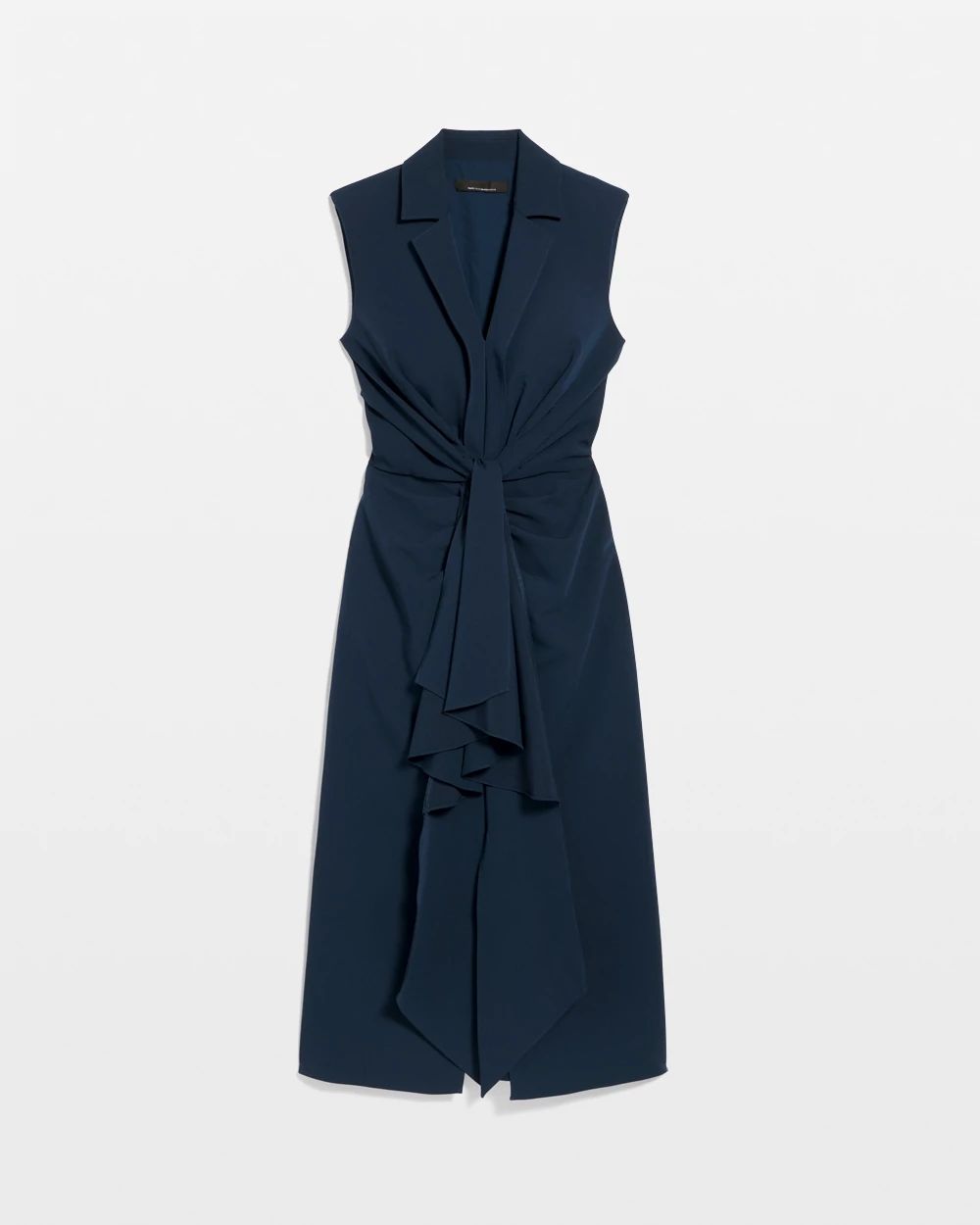 Petite Blazer Faux Wrap Midi Dress click to view larger image.