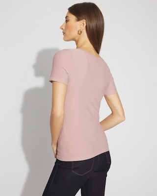 WHBM FORME™ Seamless Ribbed Tee click to view larger image.