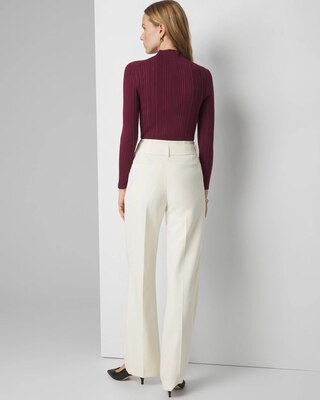 WHBM® Belted Luna Wide Leg Trousers click to view larger image.