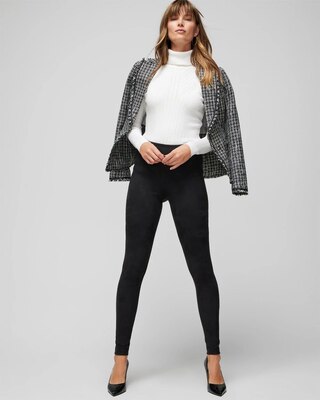 Vegan Suede WHBM® Runway Legging