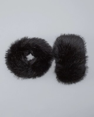 Faux Fur Stretch Cuffs