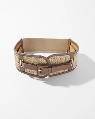 Raffia Wide Belt click to view larger image.