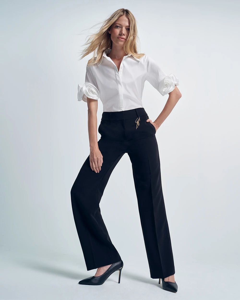 Luxe Stretch High Rise Riley Trouser click to view larger image.