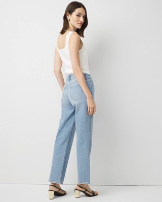 Rigid Stretch High Rise Straight Jean click to view larger image.