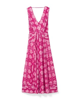 Pleated Midi Dress