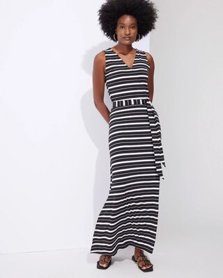 Outlet WHBM Faux-Wrap Maxi Dress