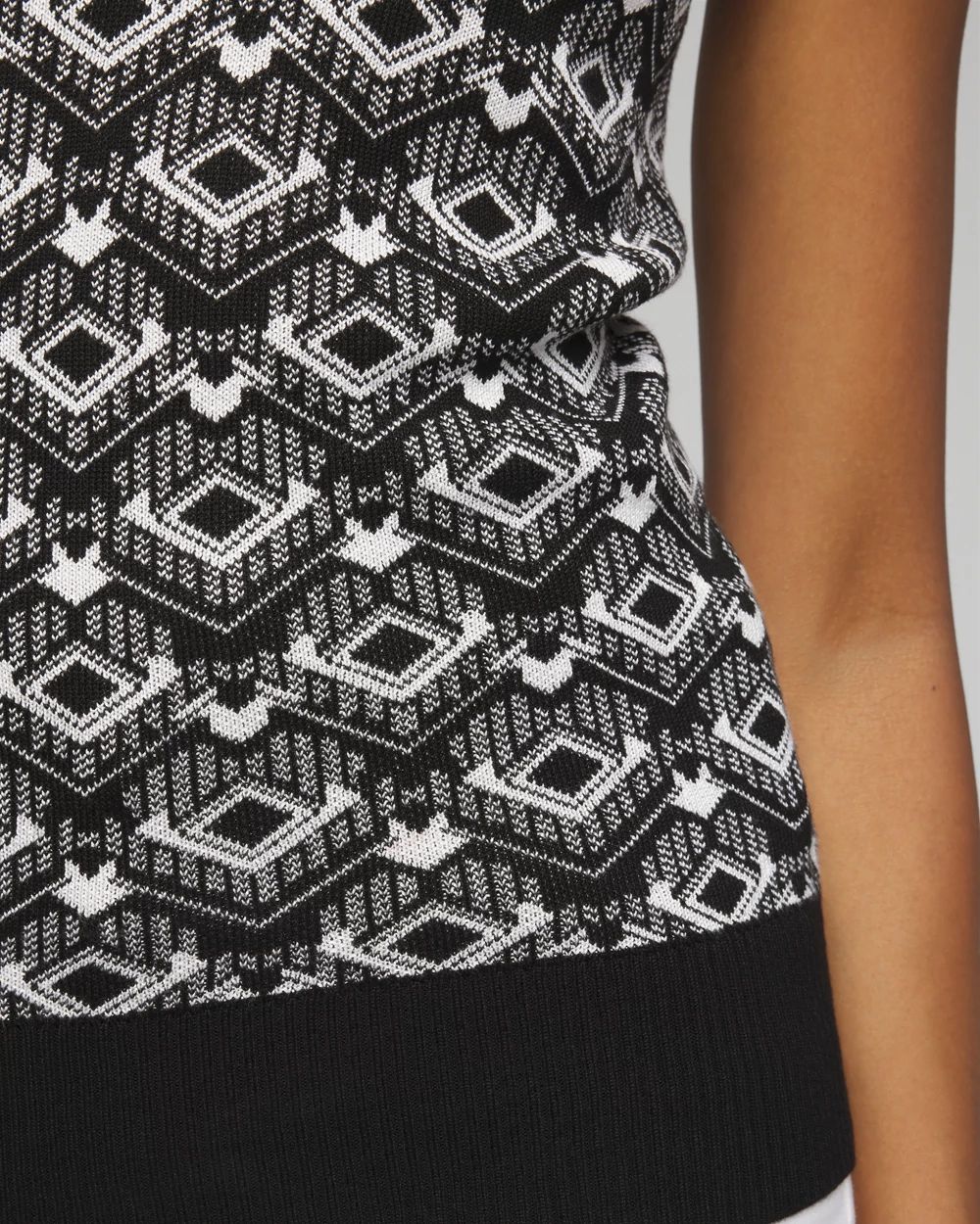 Outlet WHBM Textured Halter With Band