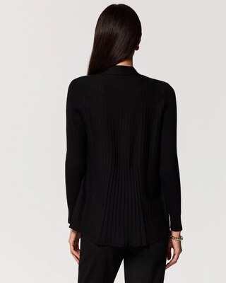 Ribbed Long Sleeve Coverup click to view larger image.