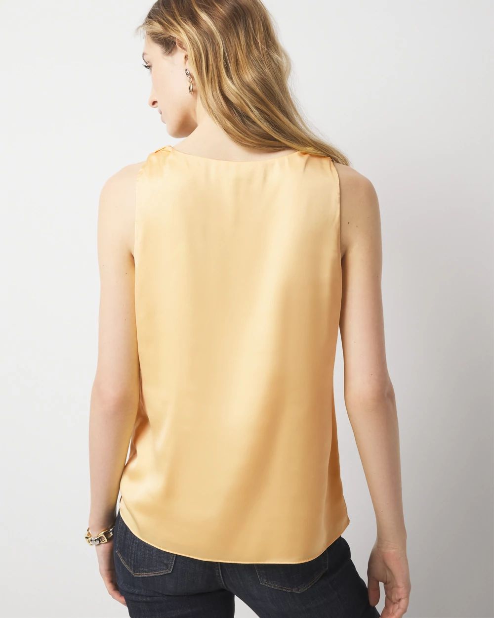Satin Draped Shell