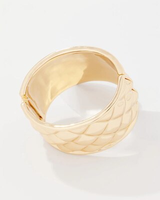Gold Quilted Cuff click to view larger image.