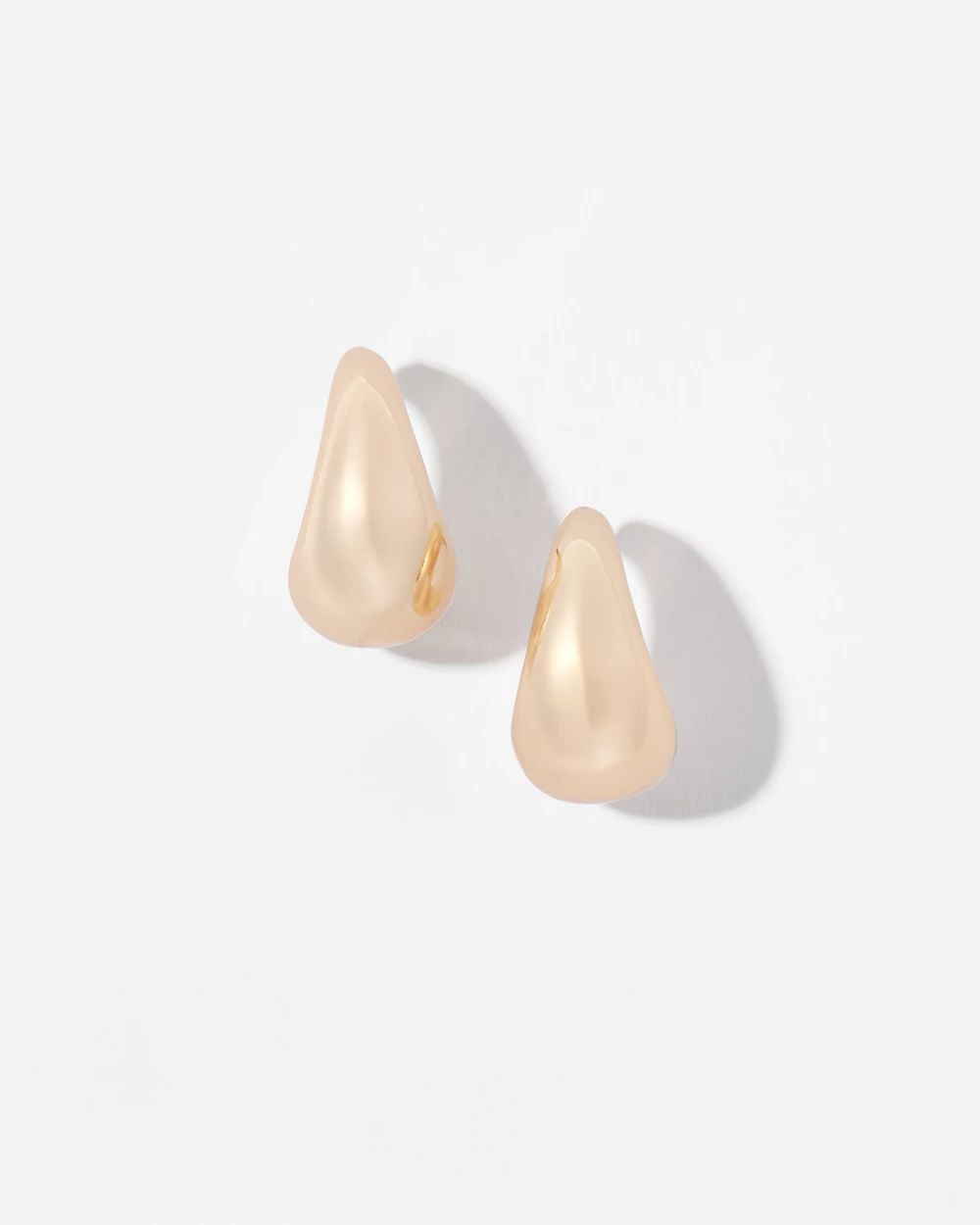 Small Gold Teardrop Earrings