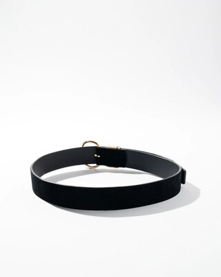 Suede Denim Belt