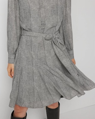 Long Sleeve Shirt Dress click to view larger image.
