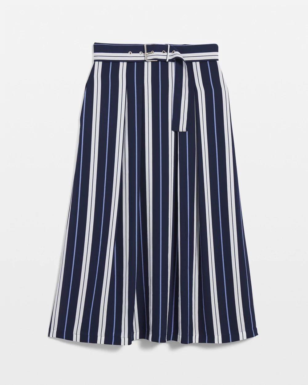 Striped Midi Skirt