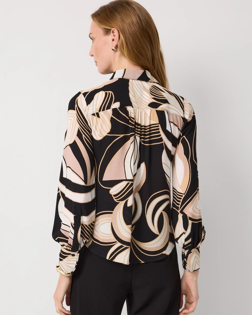 Petite Soft Shirt with Piping