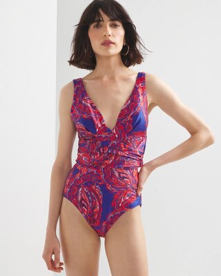 Wrap One-Piece Swimsuit