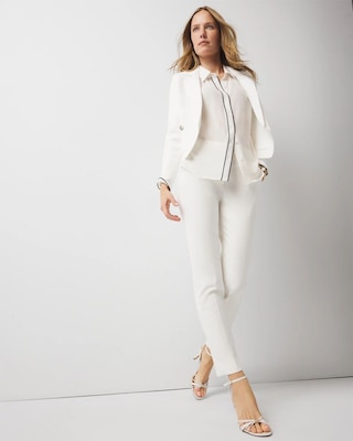 Cropped Sweater Blazer click to view larger image.
