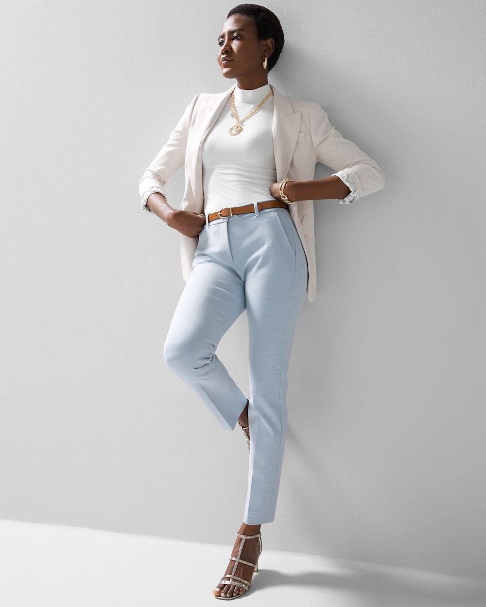 WHBM® Elle Slim Ankle Comfort Stretch Pant