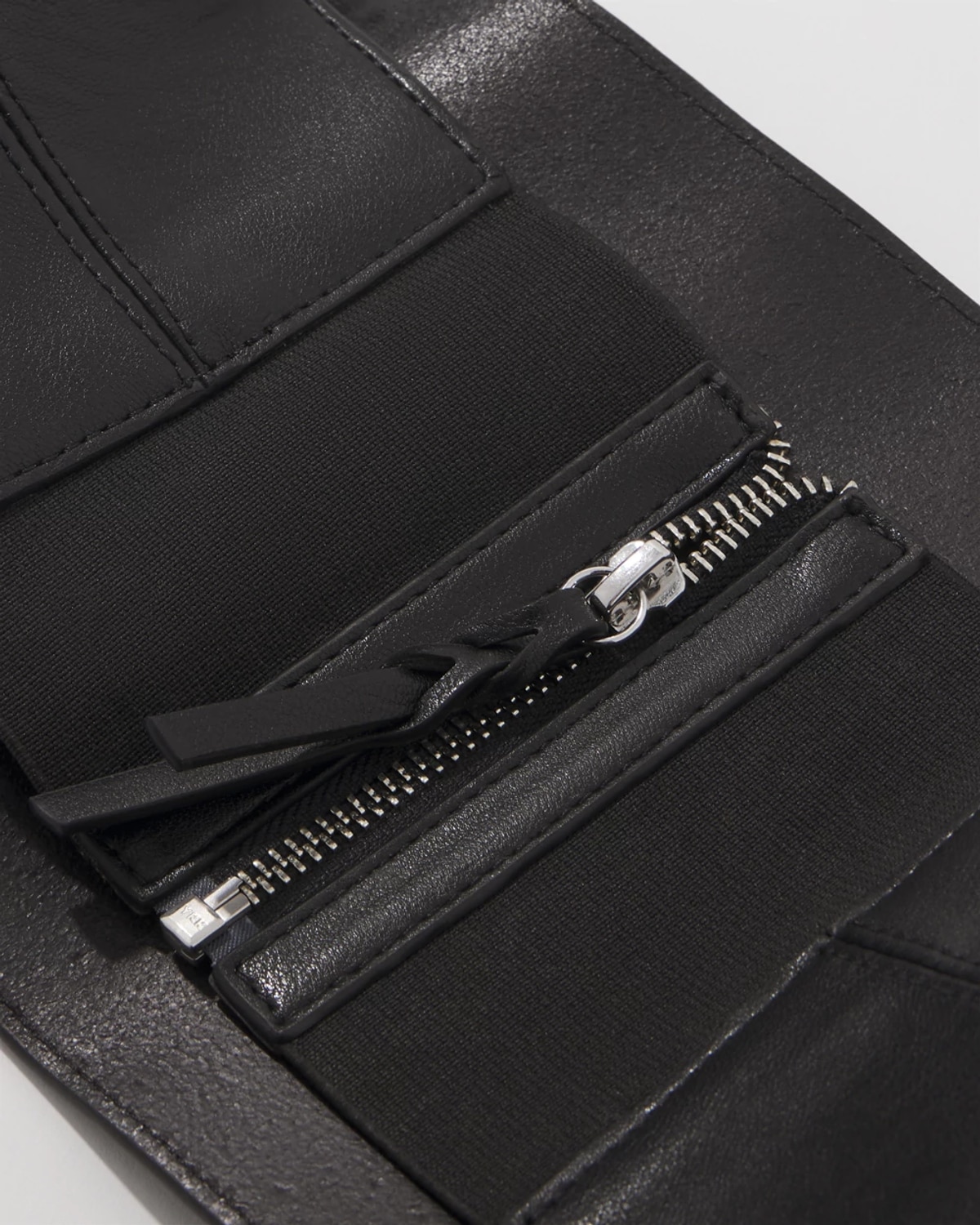 White House Black Market Leather Corset Waist Belt In Black