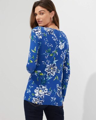 Outlet WHBM Long-Sleeve Scoop-Neck Tee