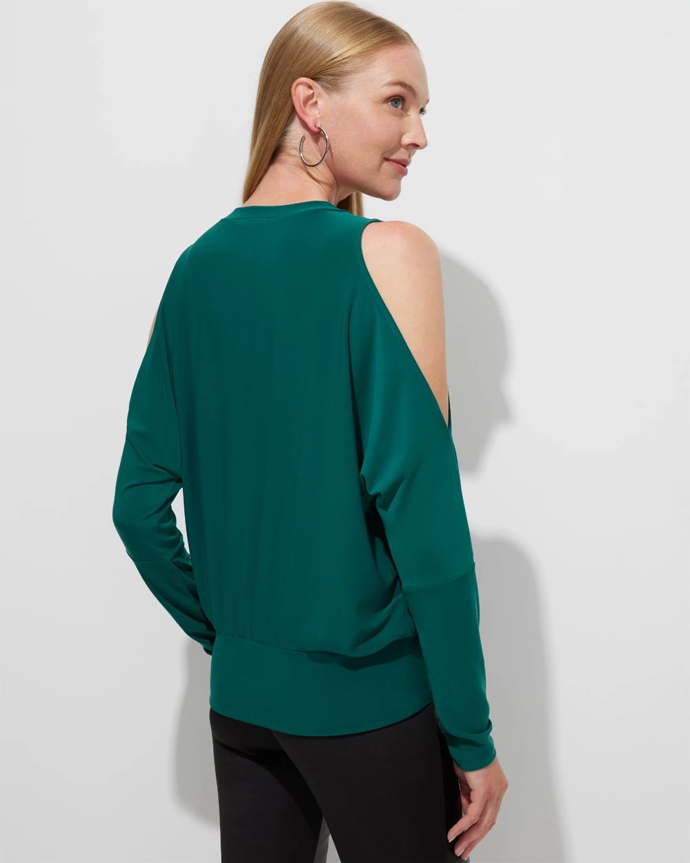 Outlet WHBM Cold Shoulder Top click to view larger image.