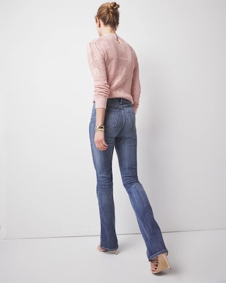 High-Rise Skinny Flare Jeans click to view larger image.