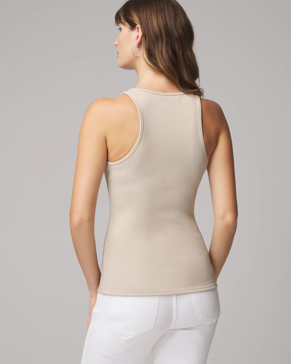 WHBM FORME™ Ribbed Stretch Tank