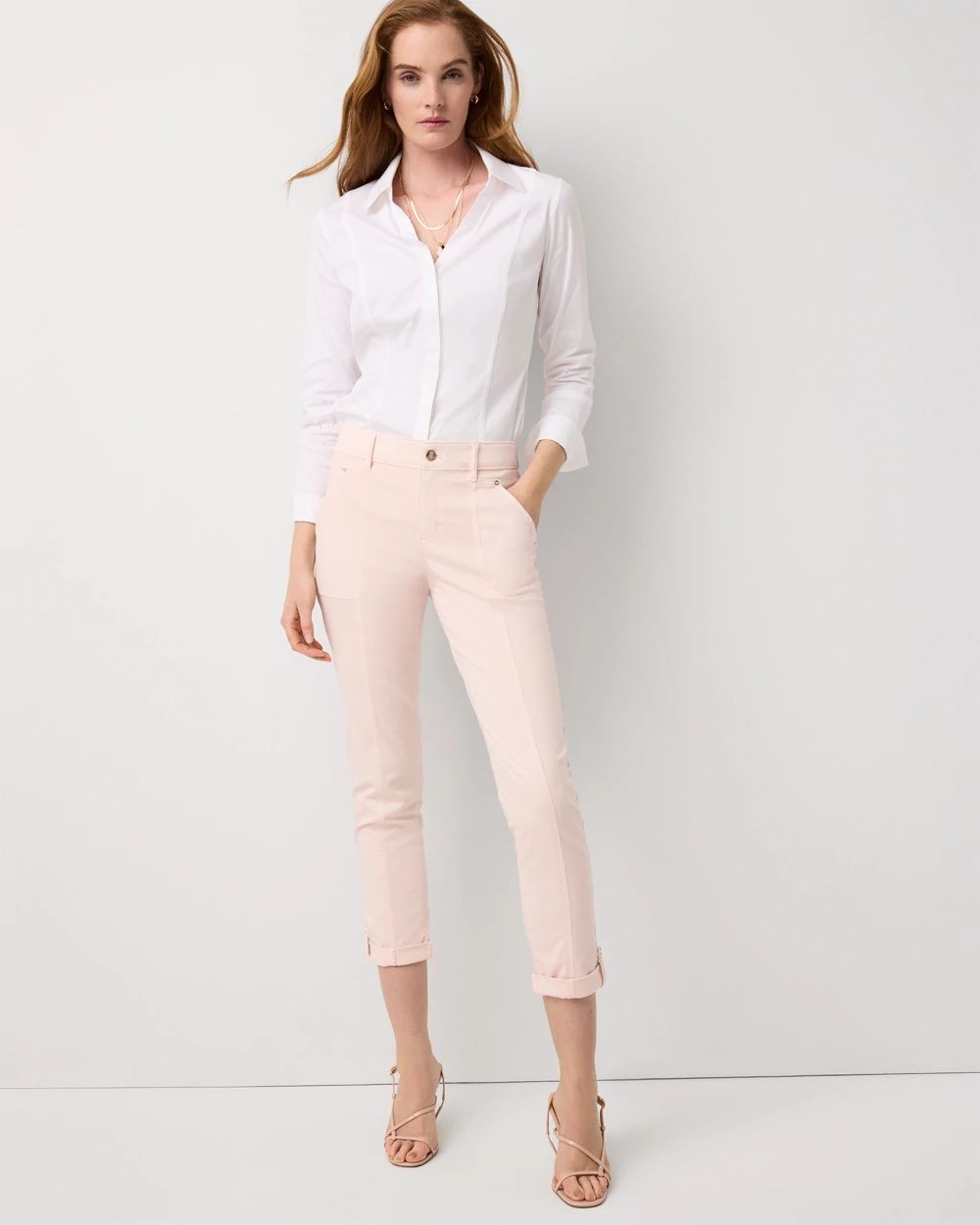 Mid-Rise Pret Crop Pant