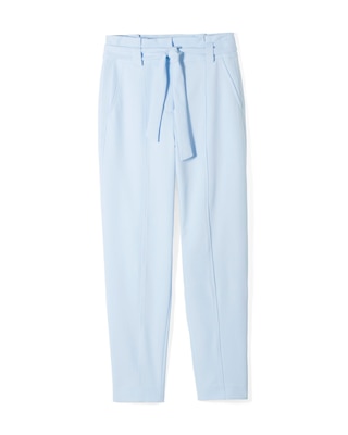 Curvy Paper Bag Waist Tapered Pant