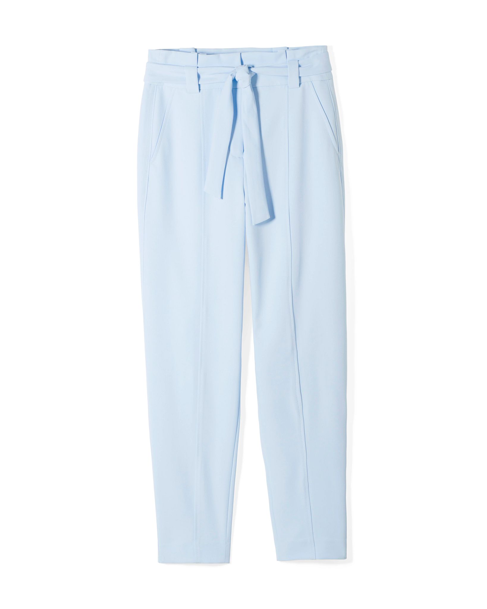 Curvy Paper Bag Waist Tapered Pant