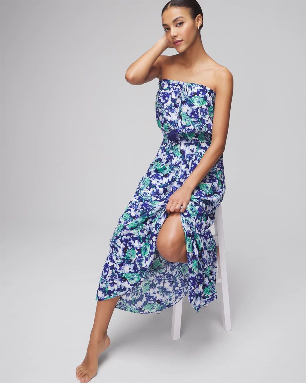 Strapless Maxi Coverup