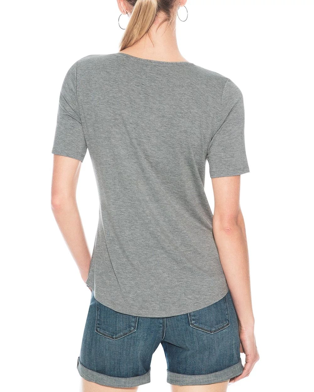 Outlet WHBM V-Neck Foundation Tee