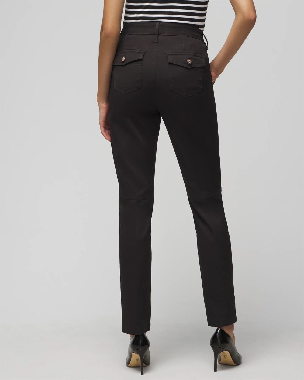 Curvy High-Rise Pret-A-Jet Slim Ankle Pants click to view larger image.