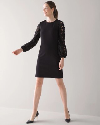 Drama Sleeve Shift Dress