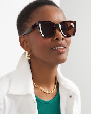 Square Tortoise Sunglasses