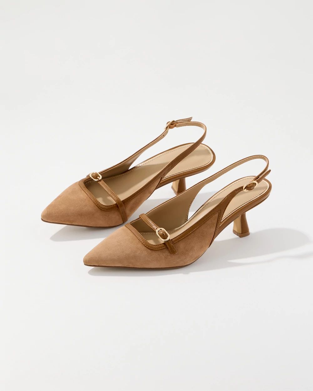 Slingback Kitten Heel Pump