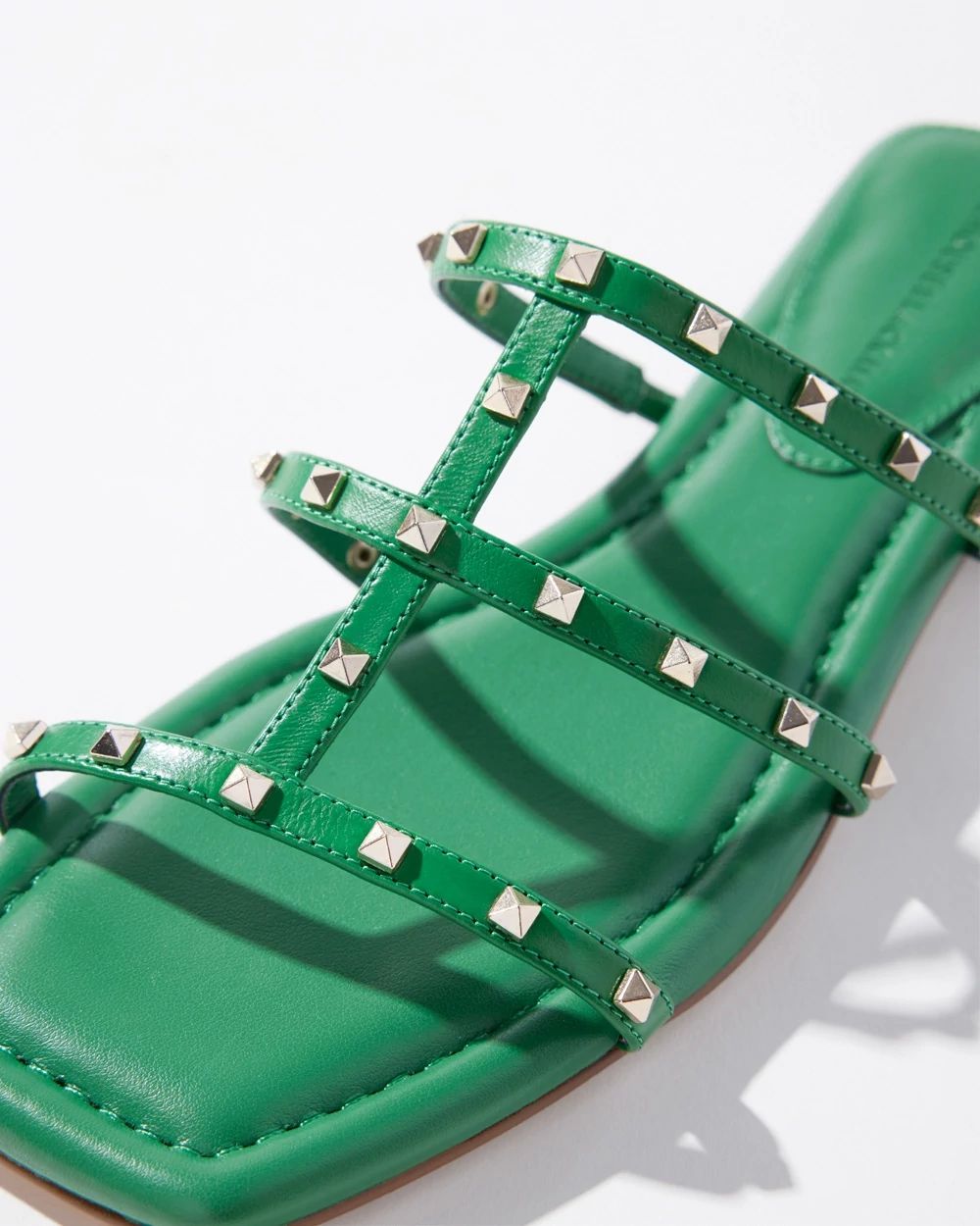 Brooklyn Studded Flat Sandal click to view larger image.