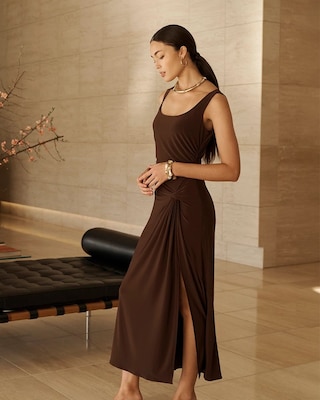 Sarong Midi Dress