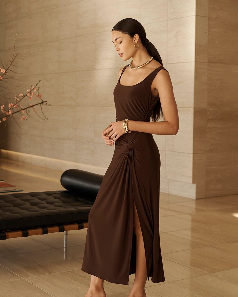 Sarong Midi Dress