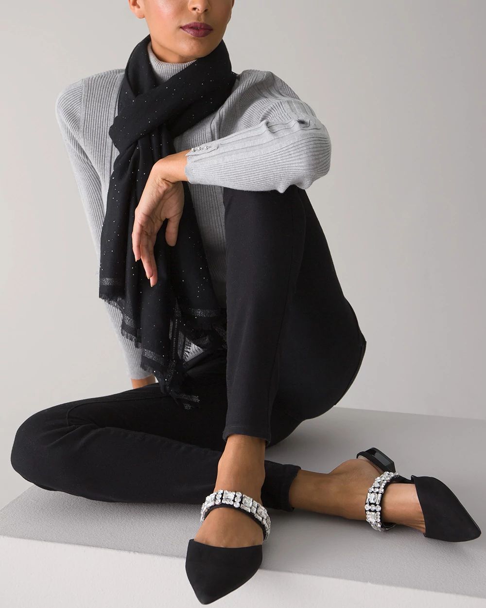 Jeweled mules sales