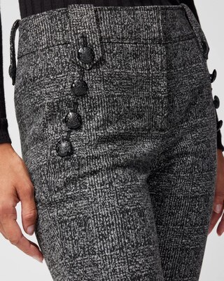 WHBM® Jolie Glenn Plaid Button Straight Pant