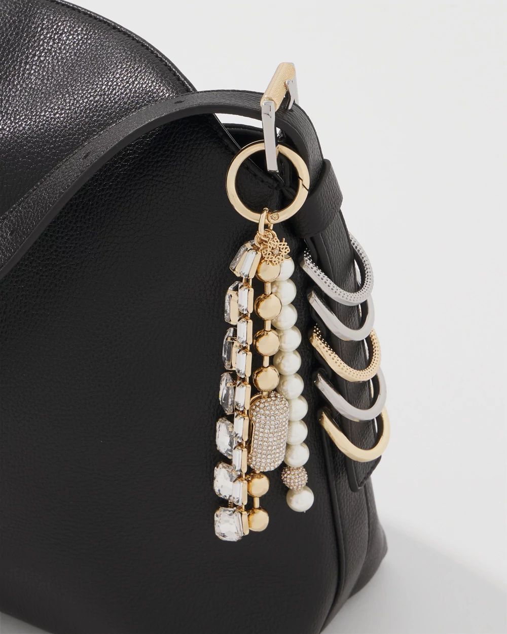 Mixed Metal Bag Charm
