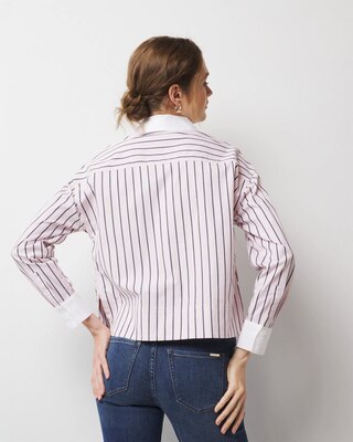 Petite Pocket Poplin Shirt click to view larger image.