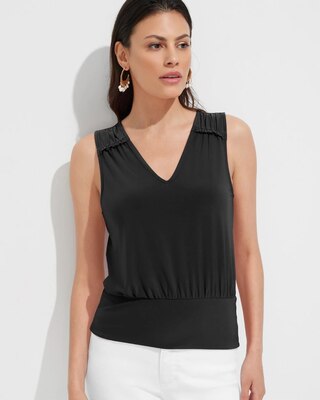 Outlet WHBM Banded-Hem Top