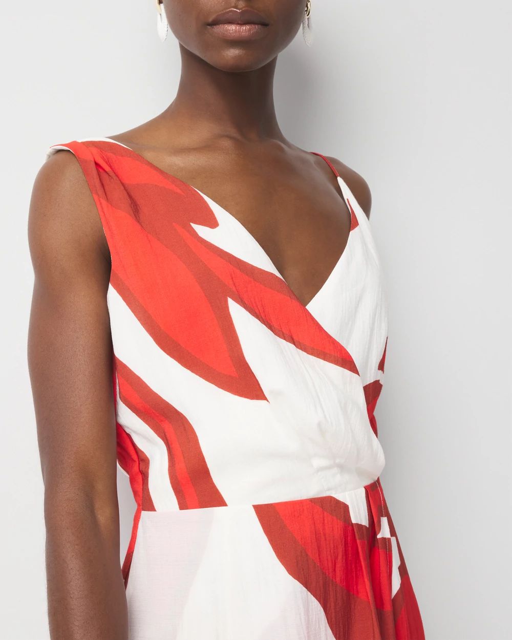 Asymmetric Floral Maxi Dress