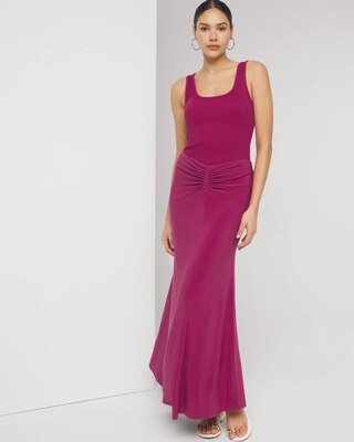 Ruched Maxi Skirt