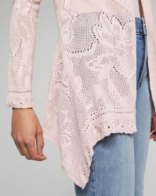 Outlet WHBM Pointelle Fly Away Cardigan