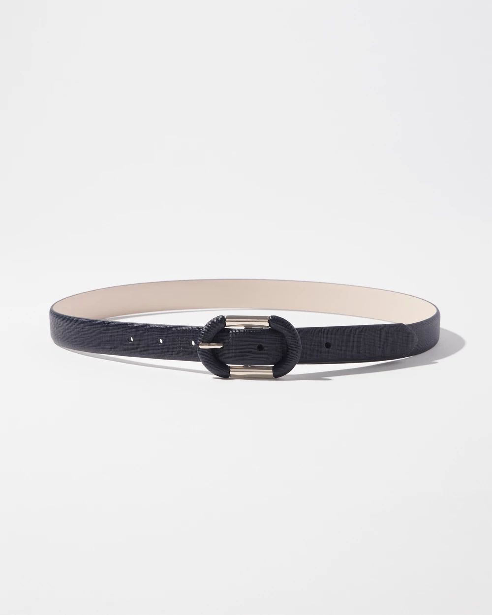 Round Buckle Narrow Belt click to view larger image.