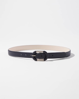 Round Buckle Narrow Belt click to view larger image.