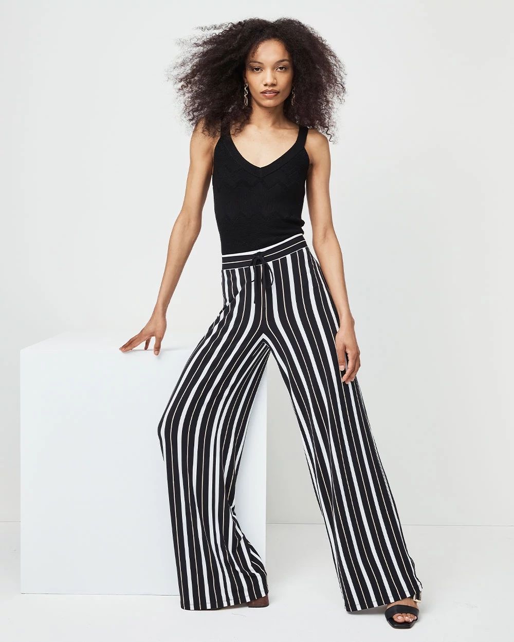 Outlet WHBM Wide-Leg Pants